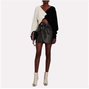 Marissa Webb Leather Mini Skirt